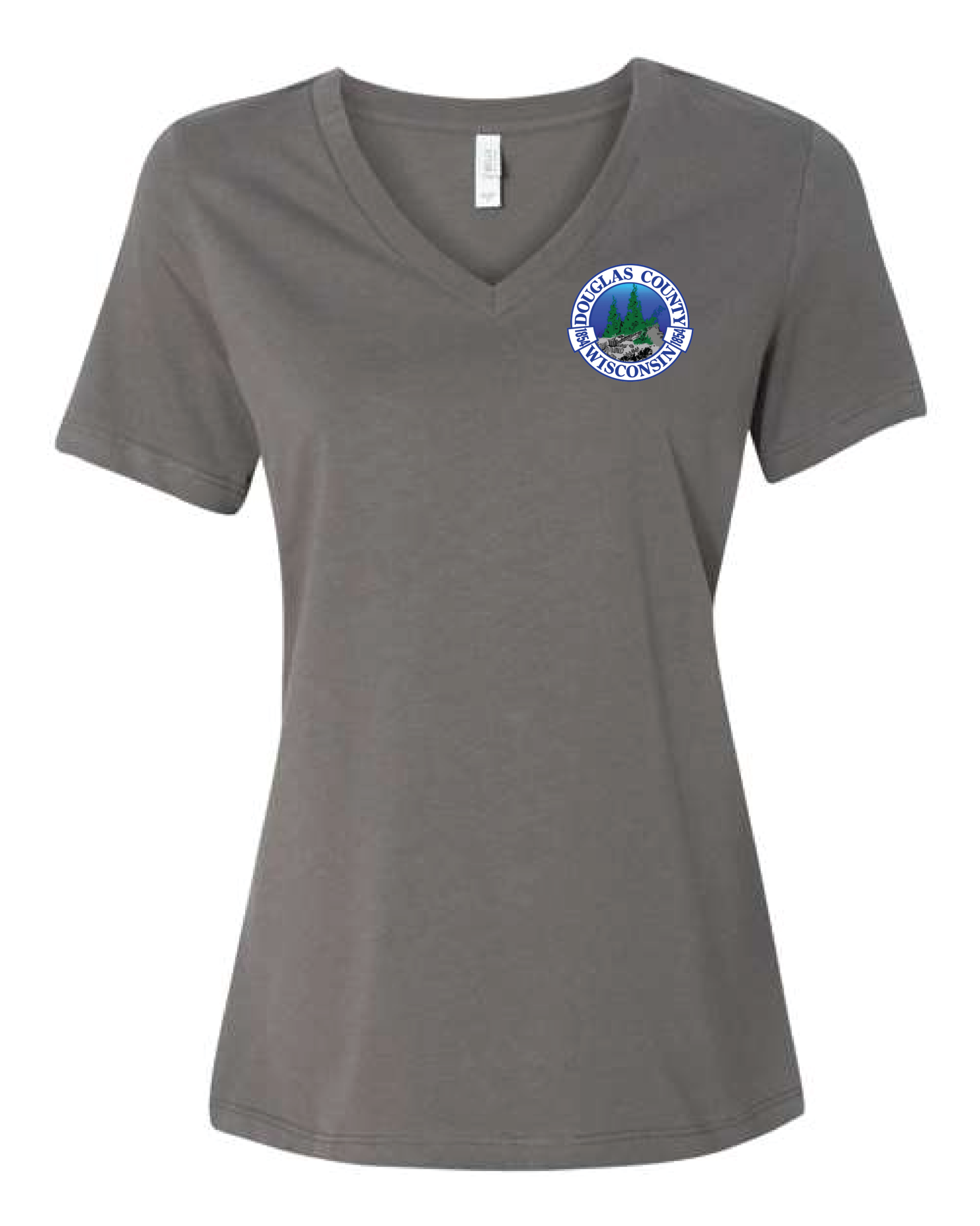 DC-6405 Women’s Relaxed Jersey V-Neck Tee