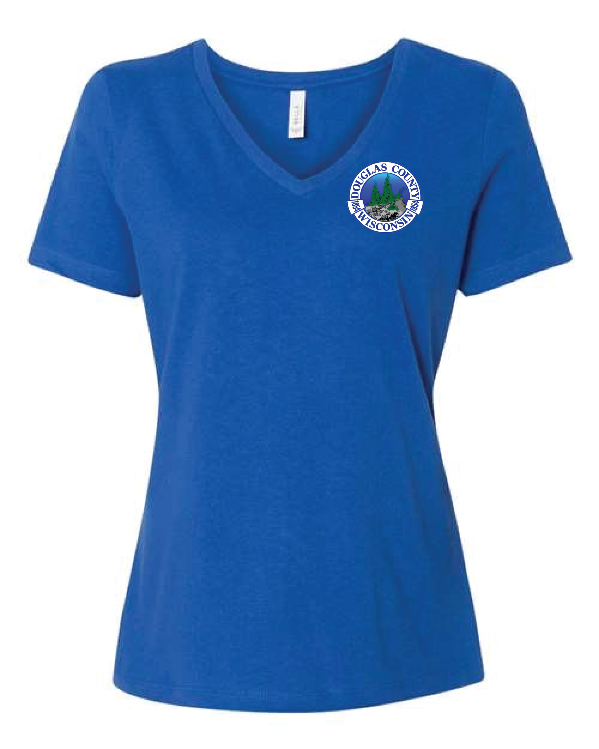 DC-6405 Women’s Relaxed Jersey V-Neck Tee