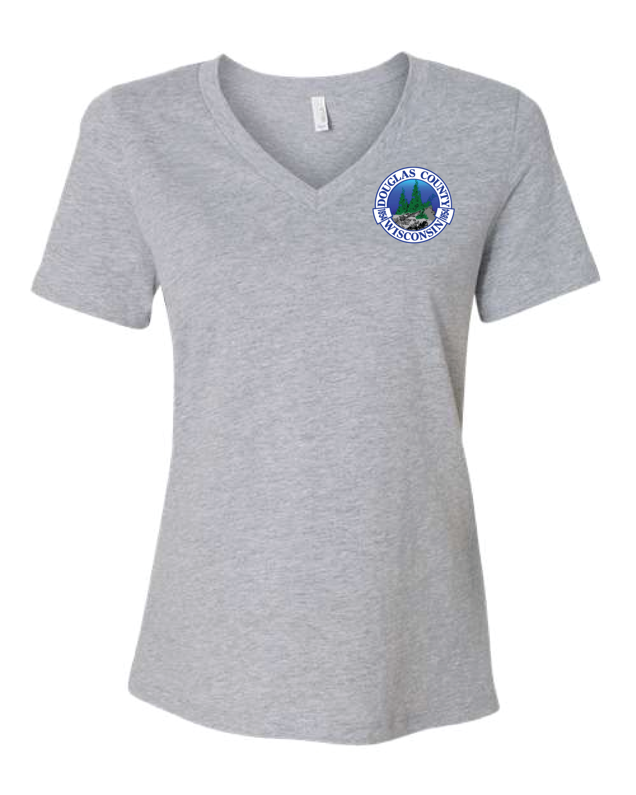 DC-6405CVC Women’s Relaxed Jersey V-Neck Tee