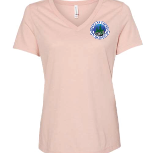 DC-6405CVC Women’s Relaxed Jersey V-Neck Tee - Image 1