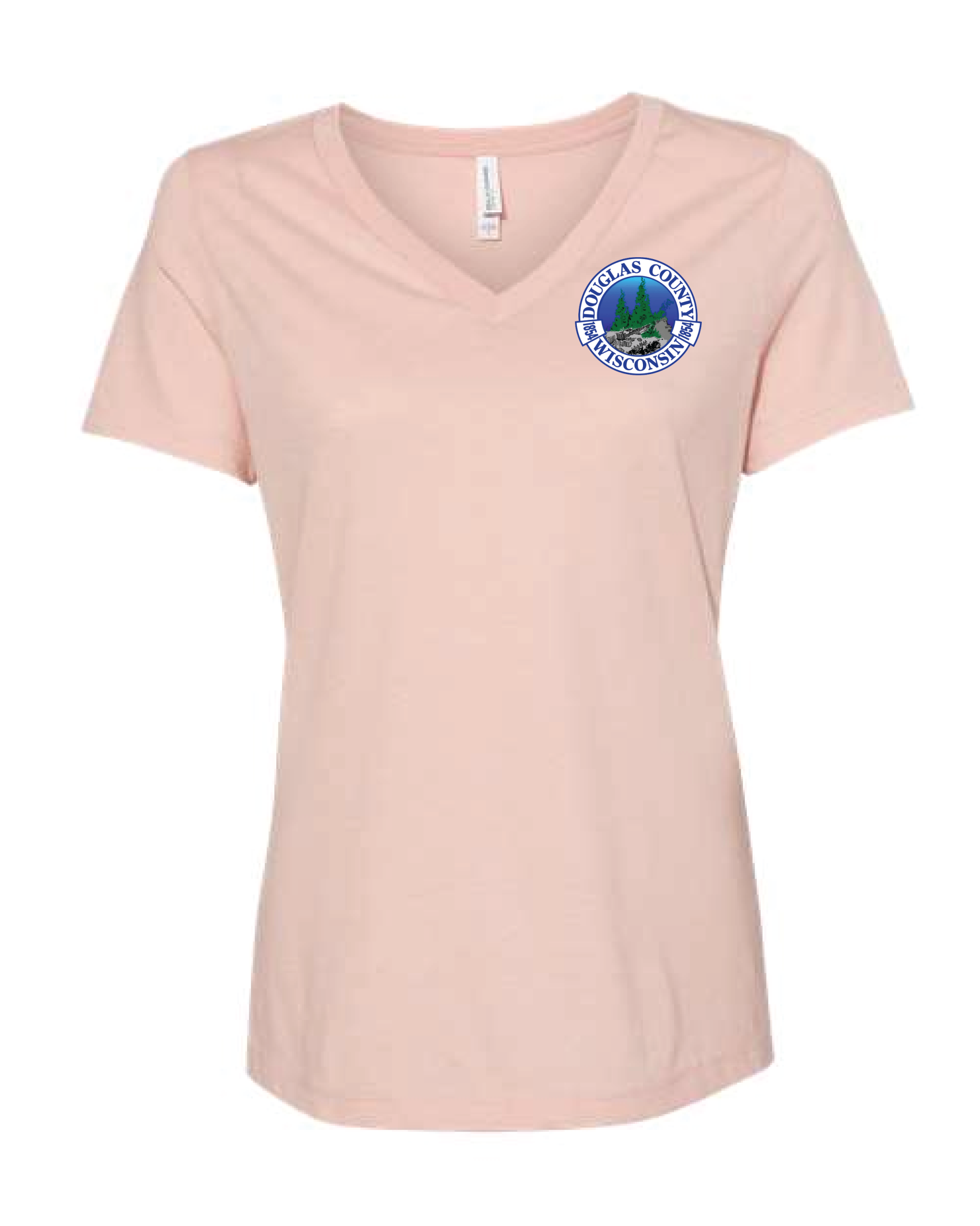 DC-6405CVC Women’s Relaxed Jersey V-Neck Tee