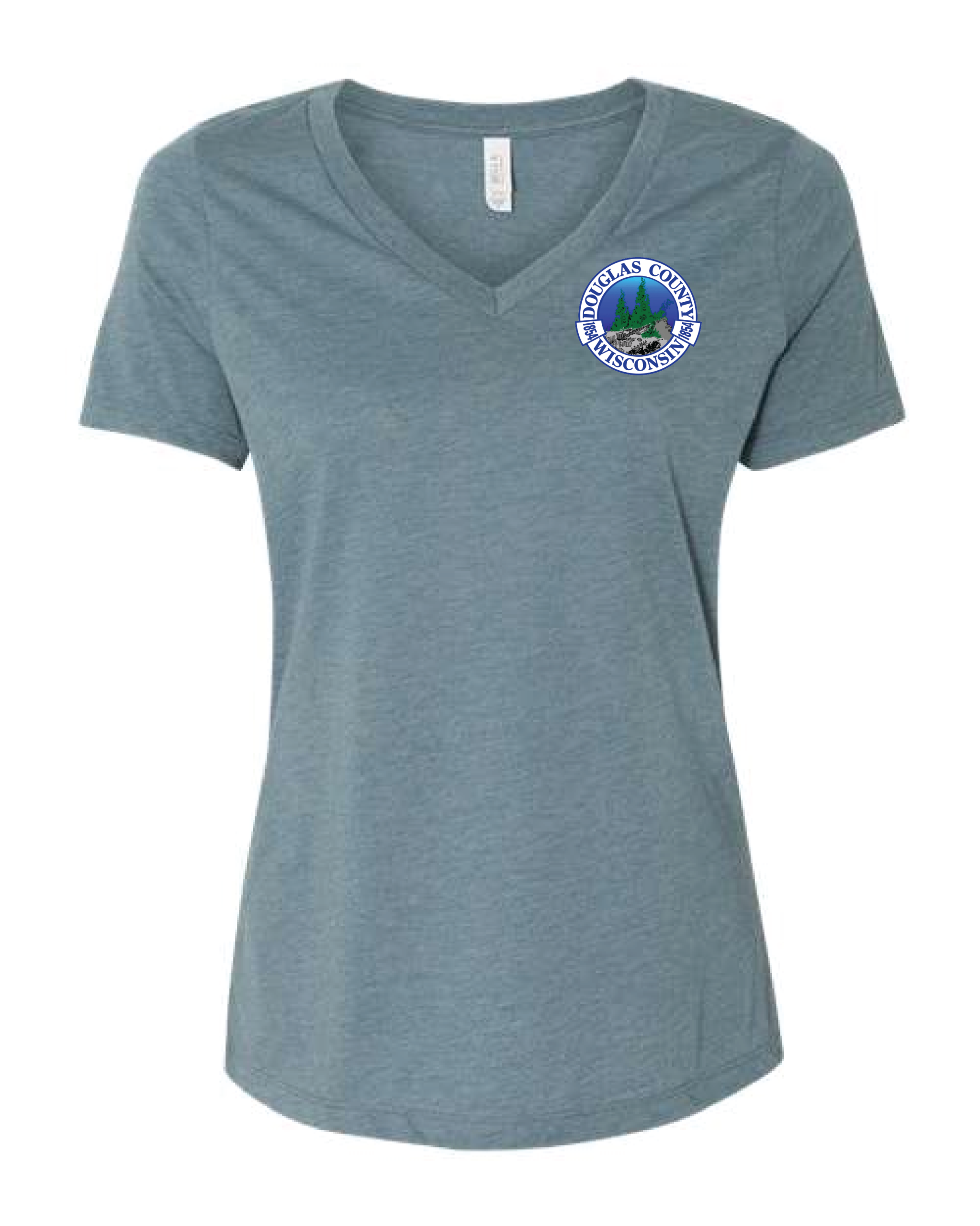 DC-6405CVC Women’s Relaxed Jersey V-Neck Tee