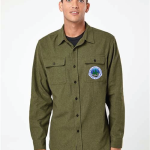 DC-8200 Men's Solid Flannel Shirt - Image 1
