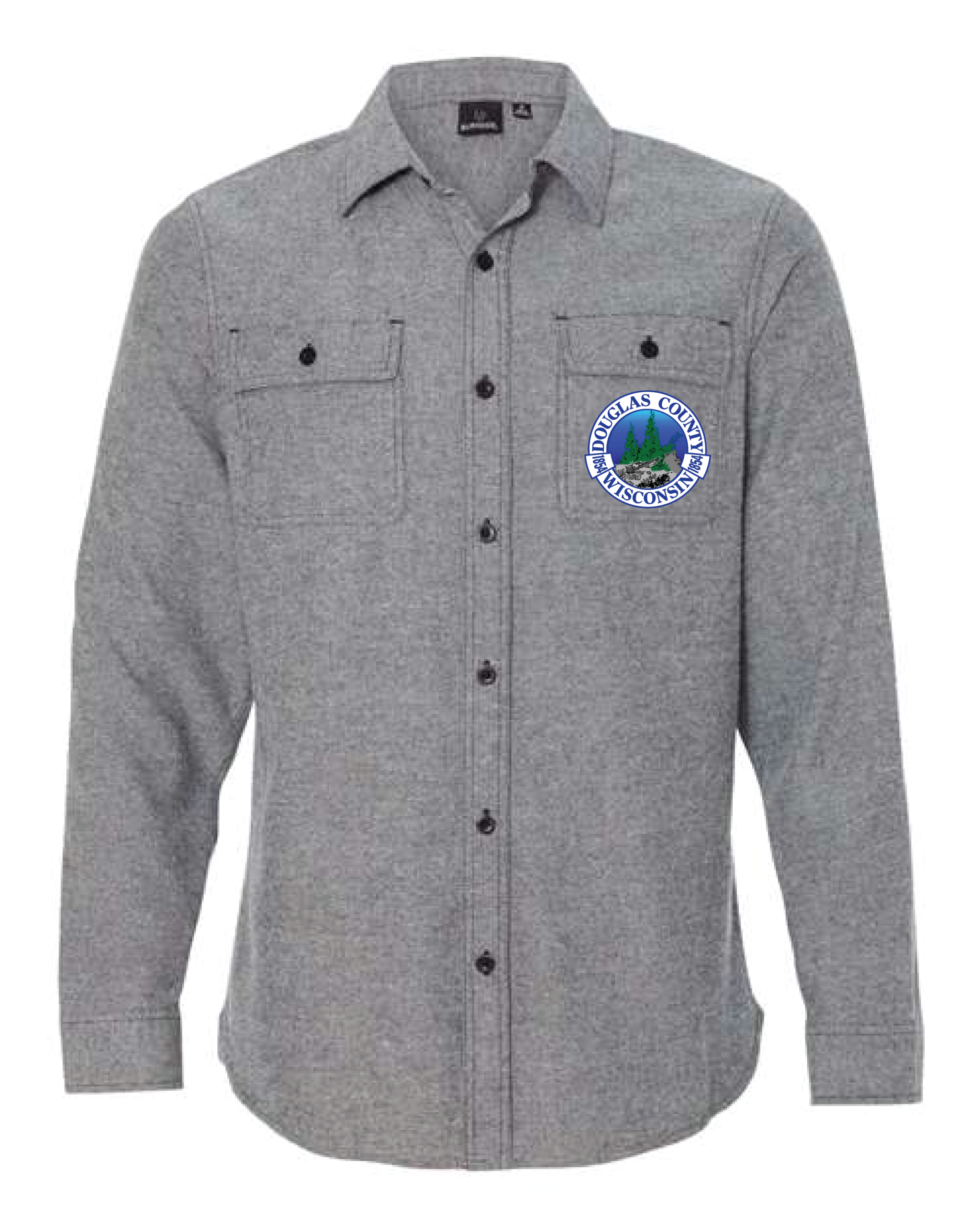 DC-8200 Men's Solid Flannel Shirt