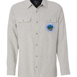 DC-8200 Men's Solid Flannel Shirt - Image 2