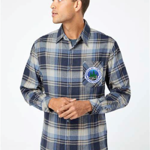 DC-8212 Men's Open Pocket Flannel Shirt - Image 3