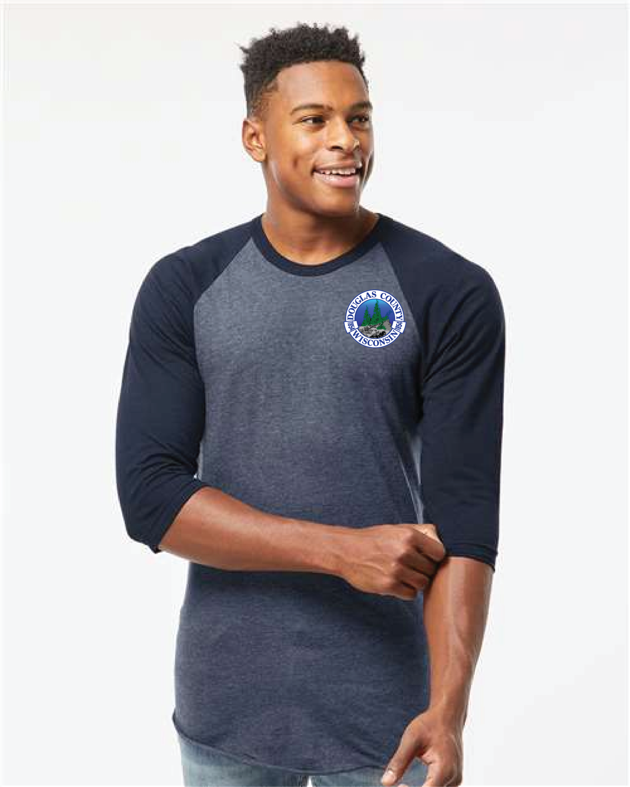 DC-245 Unisex Fine Jersey Raglan T-Shirt