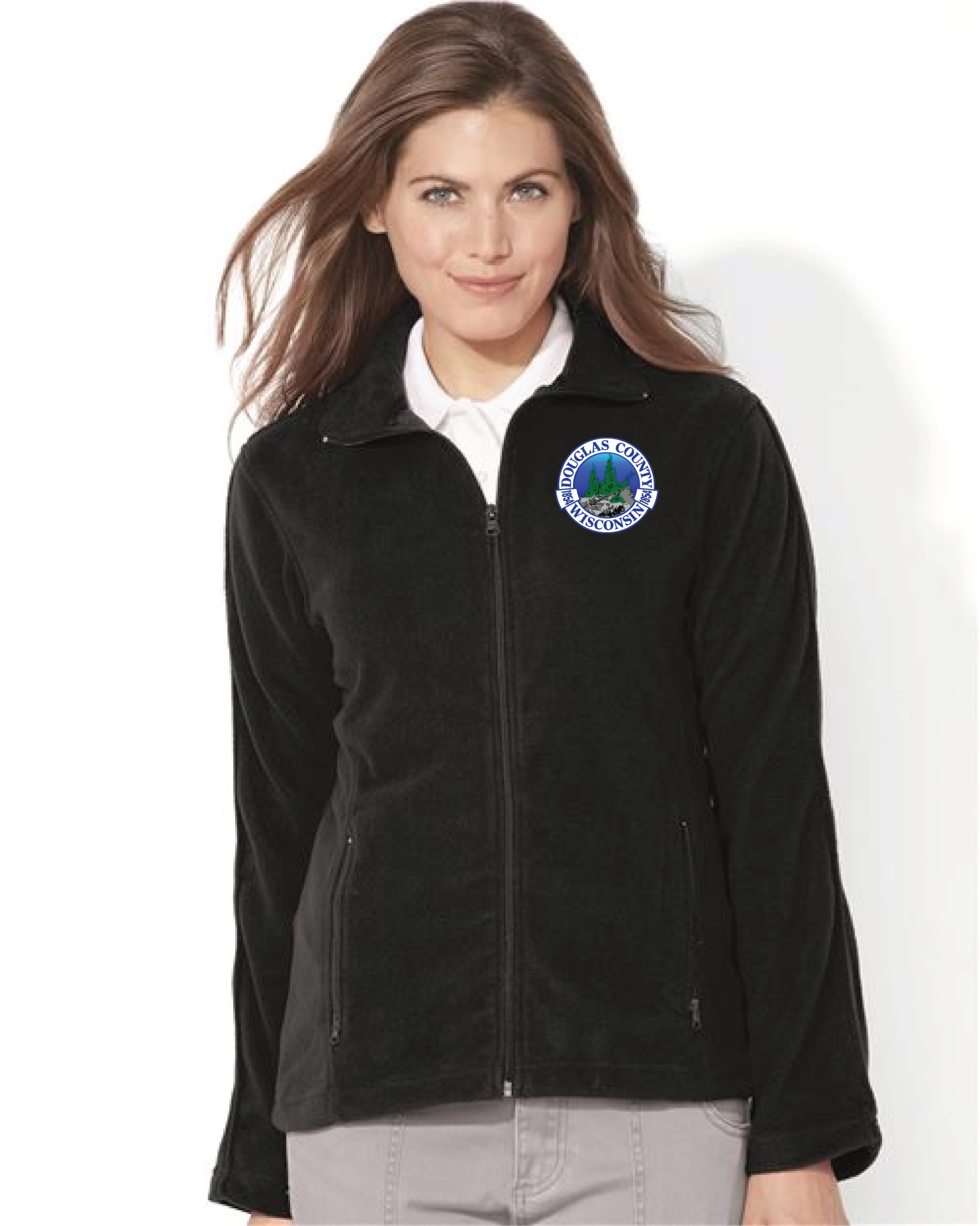 DC-5301 Women's Microfleece Full-Zip Jacket