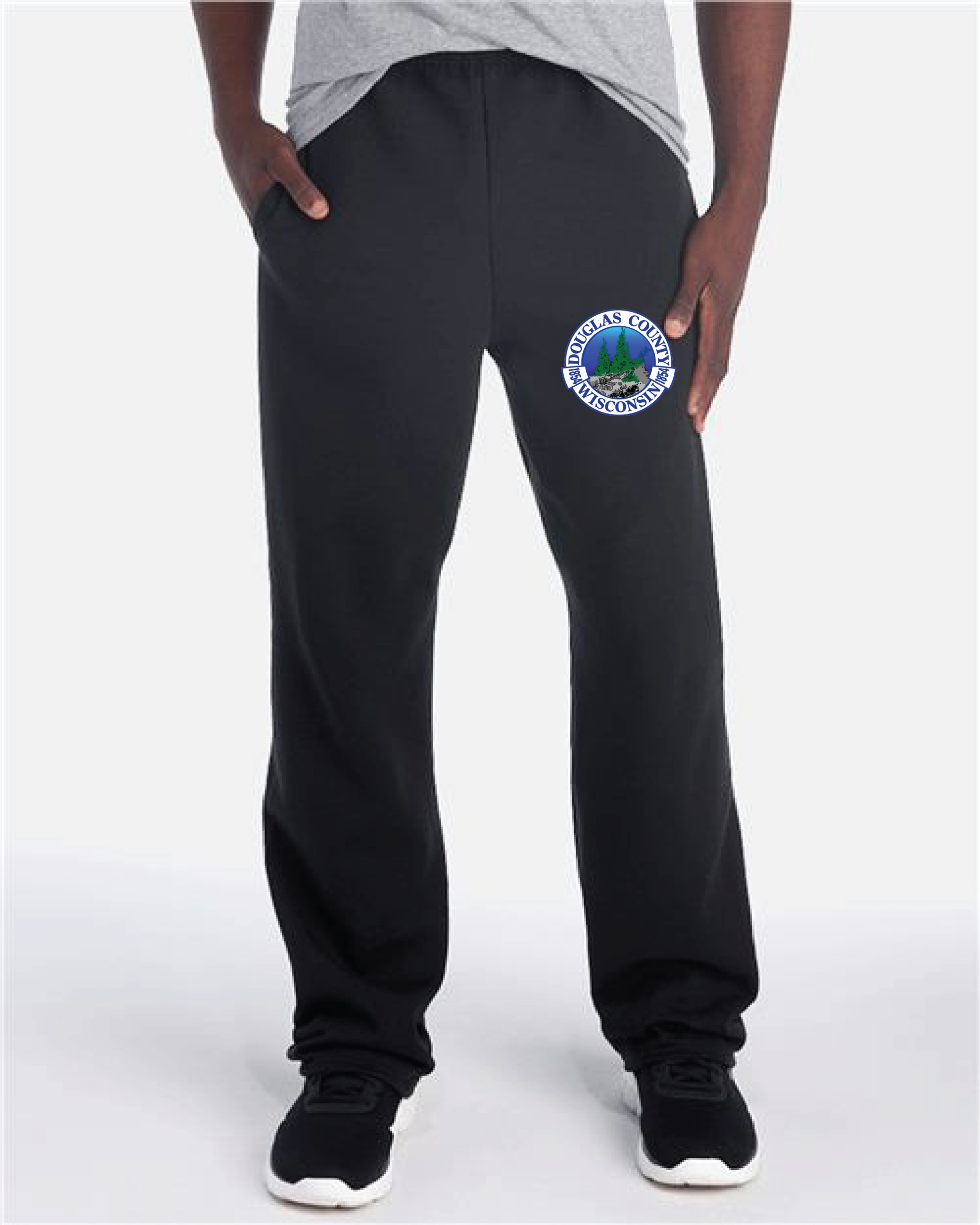 DC-974MPR Unisex NuBlend® Open-Bottom Sweatpants with Pockets