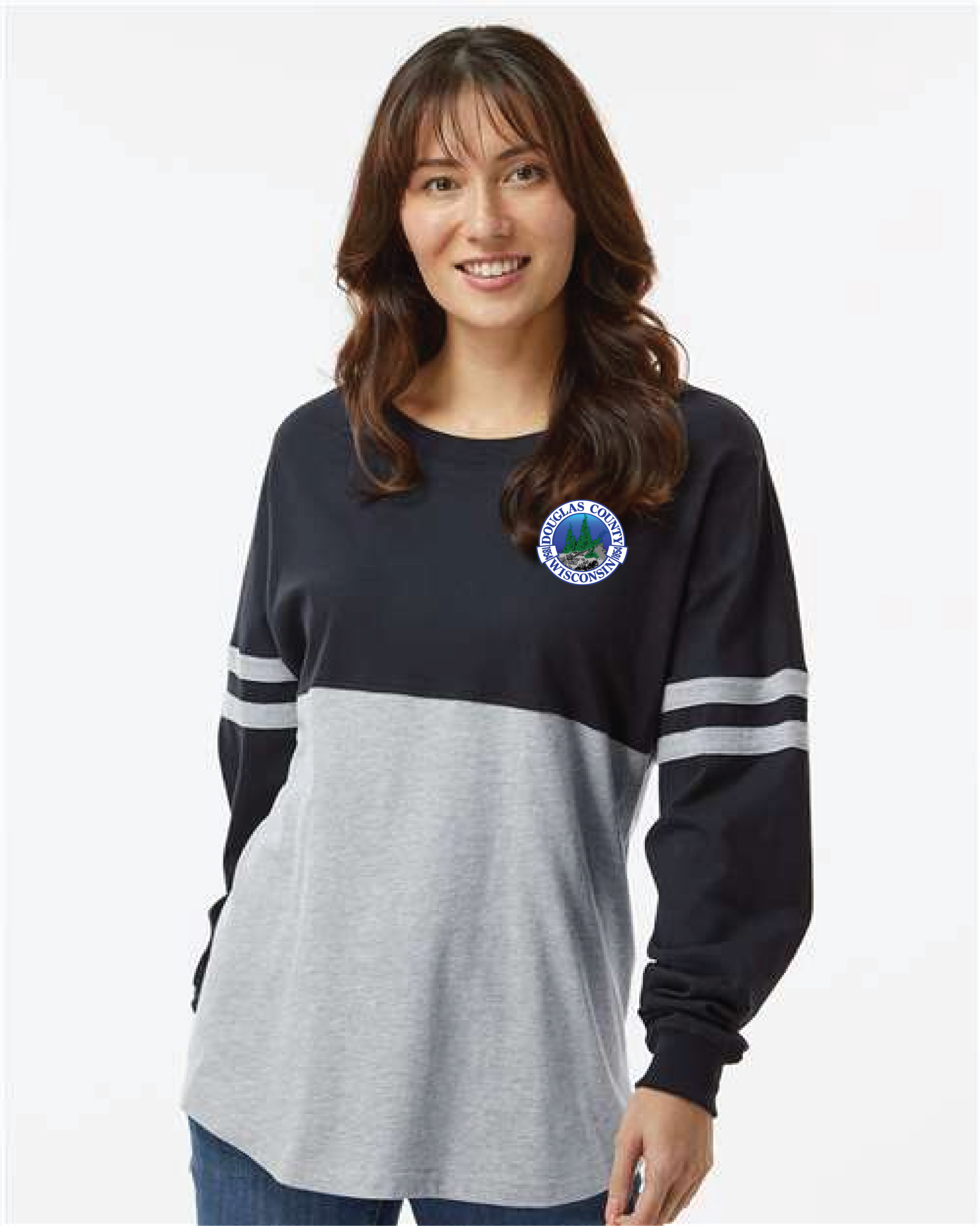 DC-BW3514 Women's Pom Pom Long Sleeve Jersey T-Shirt