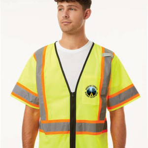 DCH-1565 Unisex Class 3 Zippered Vest - Image 1