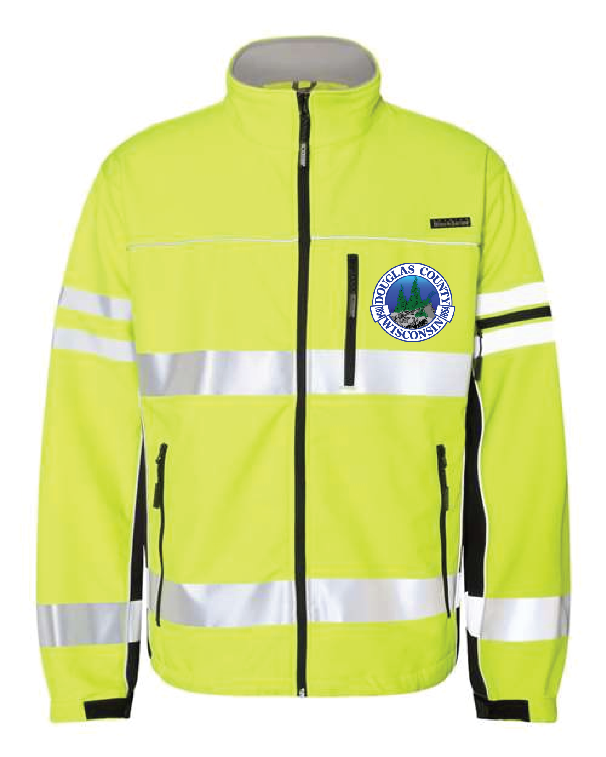 DC-JS137 Unisex Premium Black Series® Class 3 Soft Shell Jacket