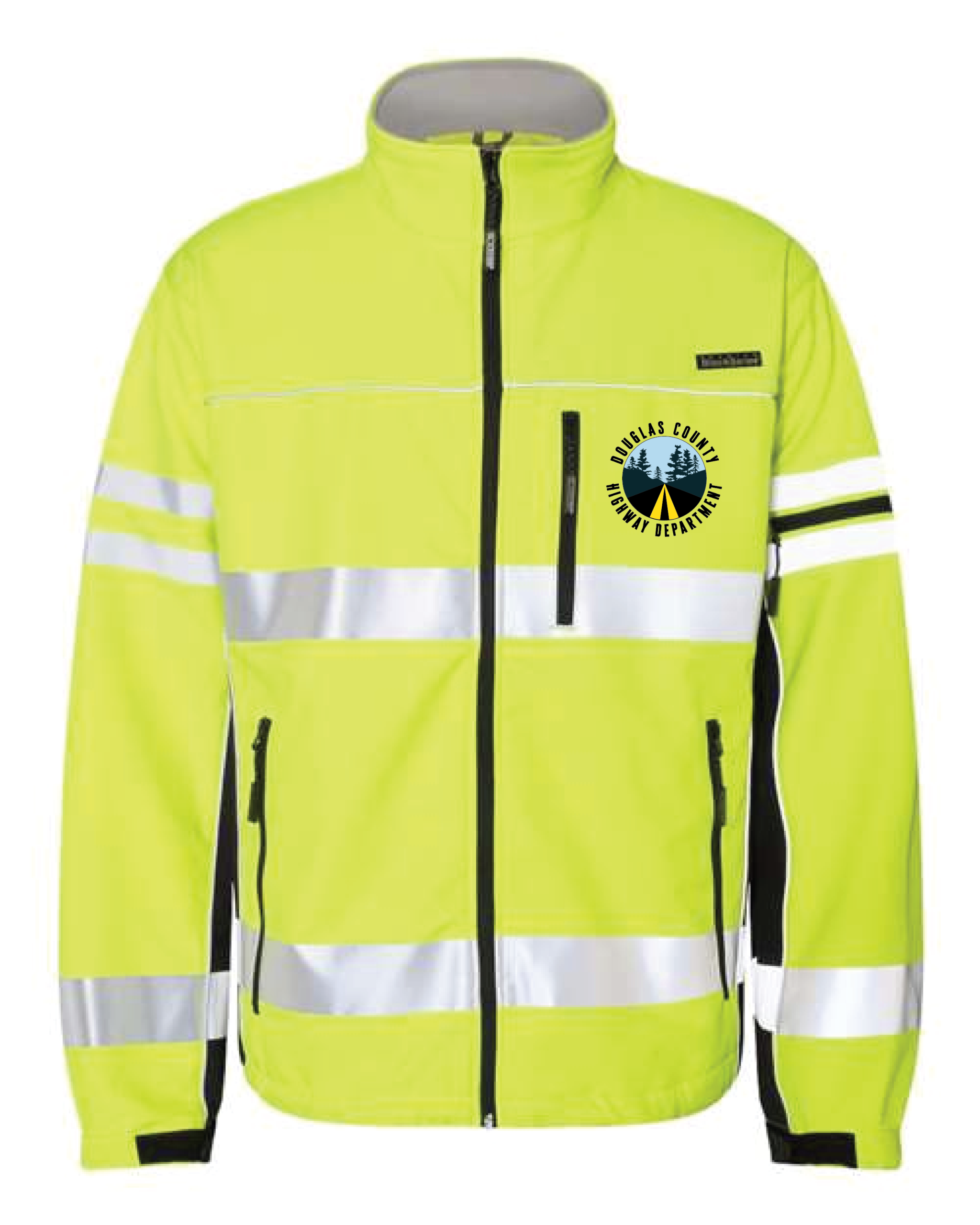 DC-JS137 Unisex Premium Black Series® Class 3 Soft Shell Jacket