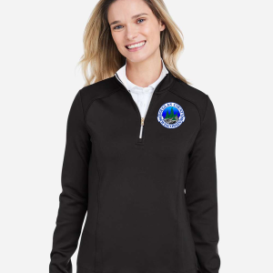 DC - F12250 Women's Wells Tech Quarter-Zip Pullover - Image 1