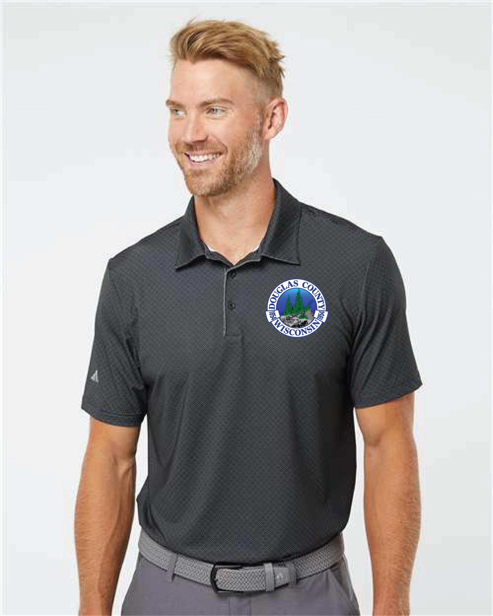 DC-A498 Men's Ultimate365 Diamond Dot Print Polo