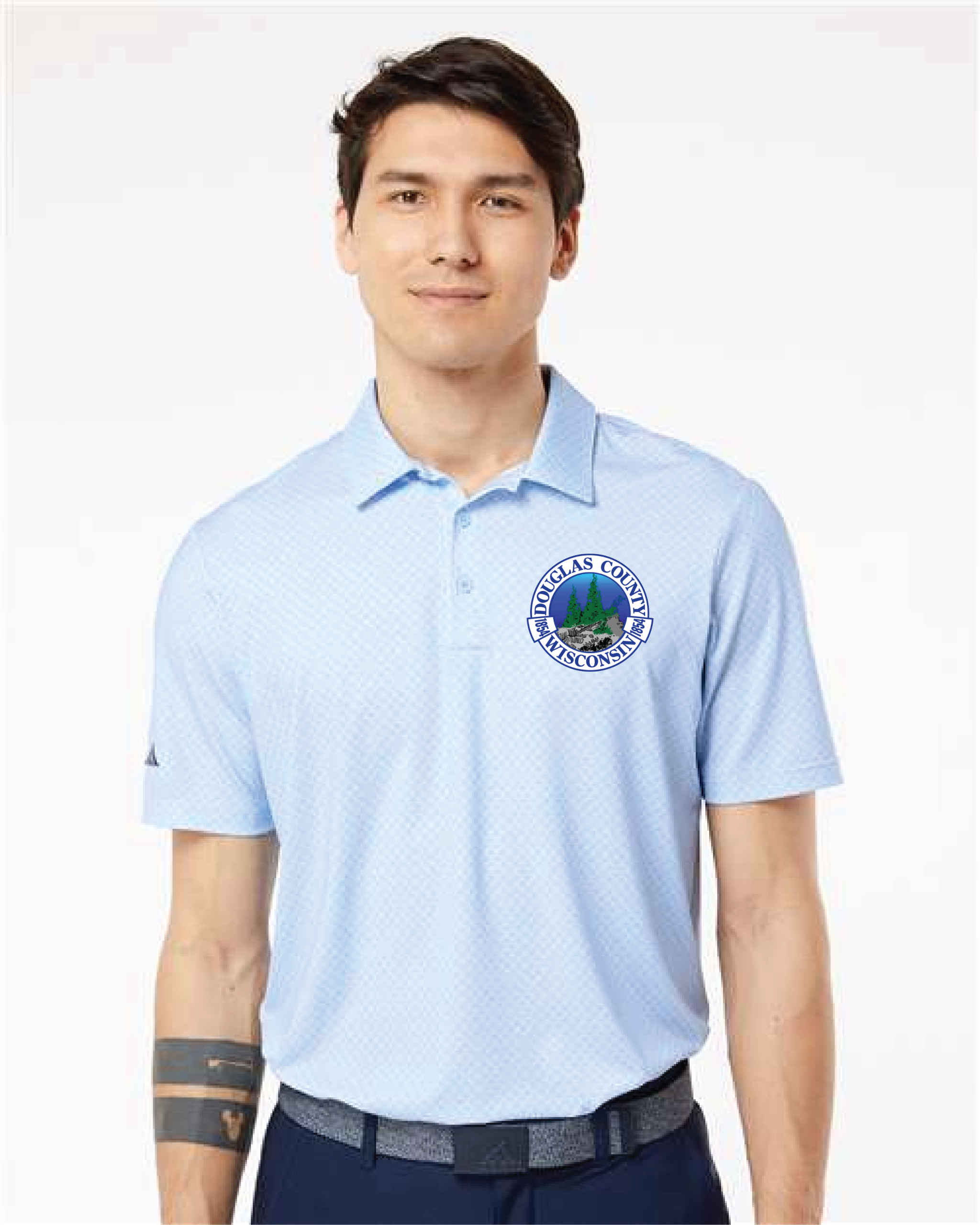 DC-A498 Men's Ultimate365 Diamond Dot Print Polo