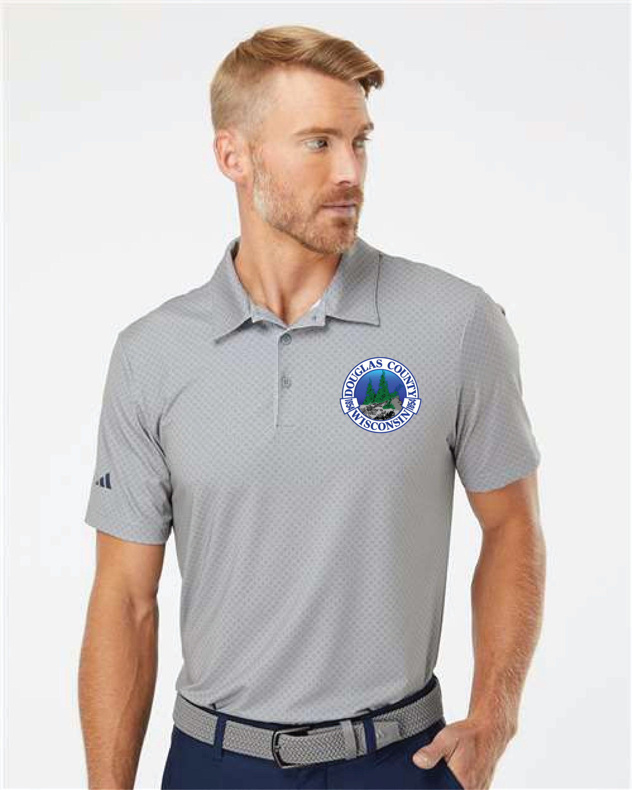 DC-A498 Men's Ultimate365 Diamond Dot Print Polo