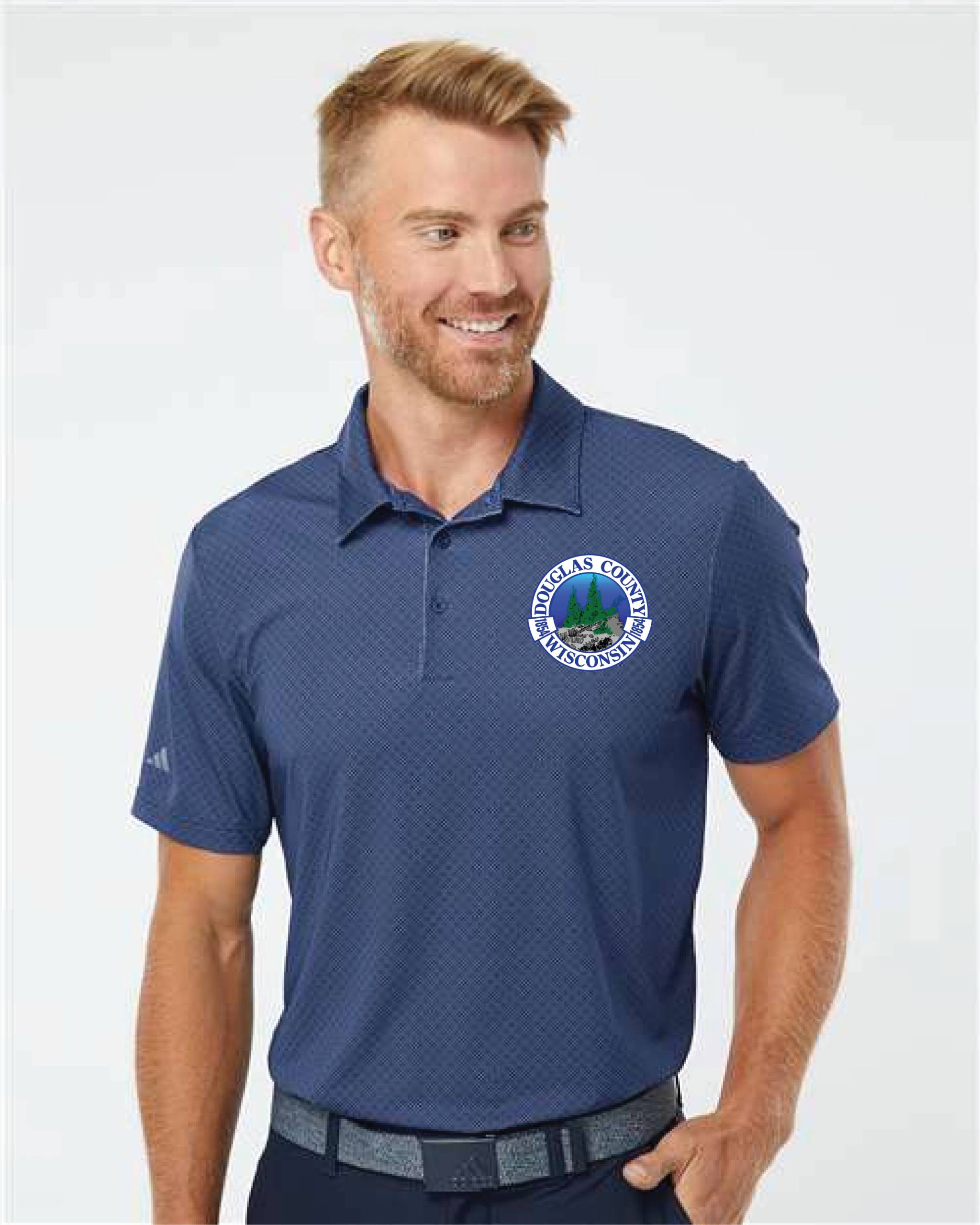 DC-A498 Men's Ultimate365 Diamond Dot Print Polo