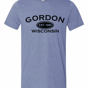Gordon, WI EST 1860 T-Shirt - Image 4