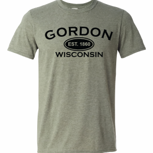 Gordon, WI EST 1860 T-Shirt - Image 5