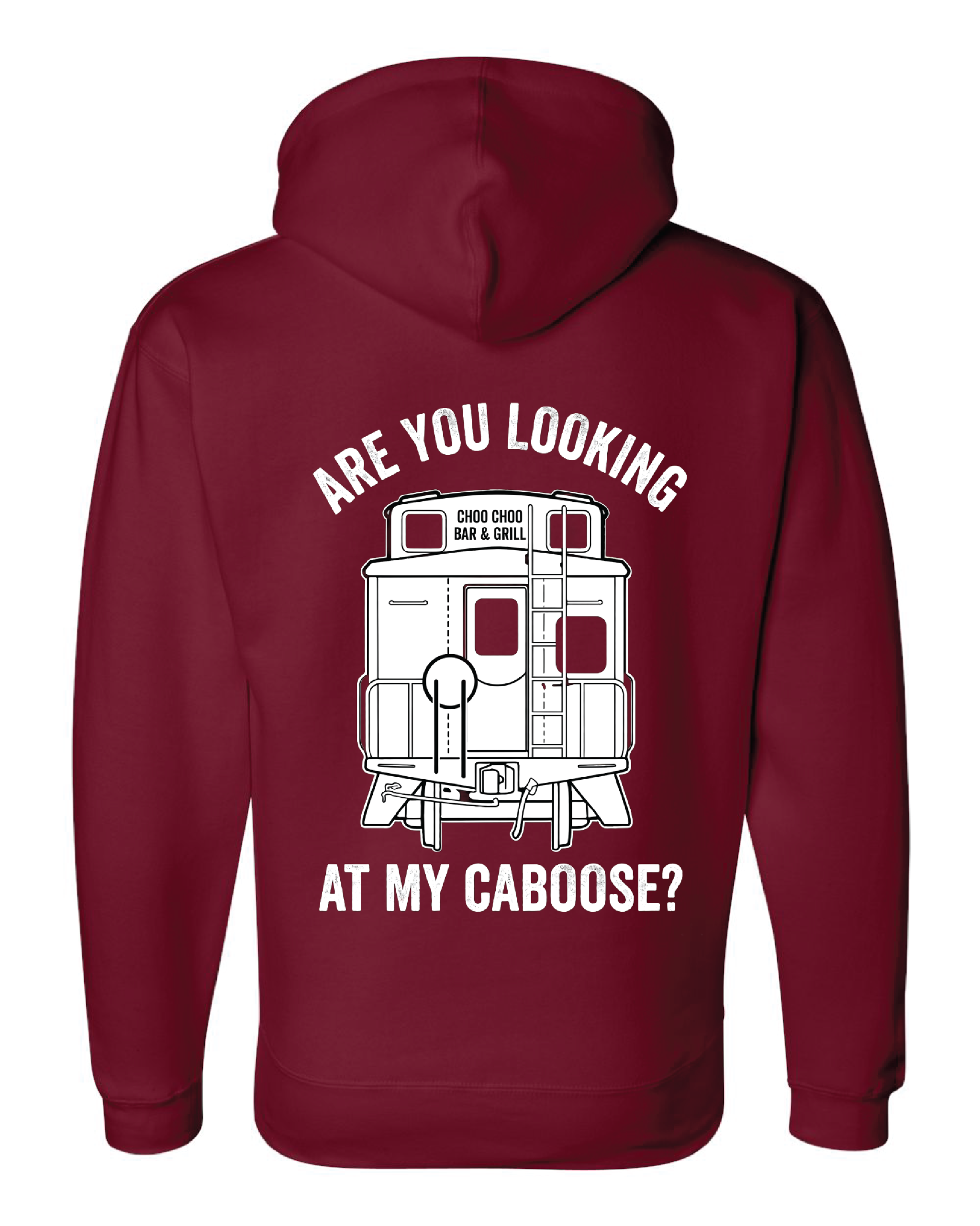 Lookin' at my caboose Premium Hooded Sweatshirt