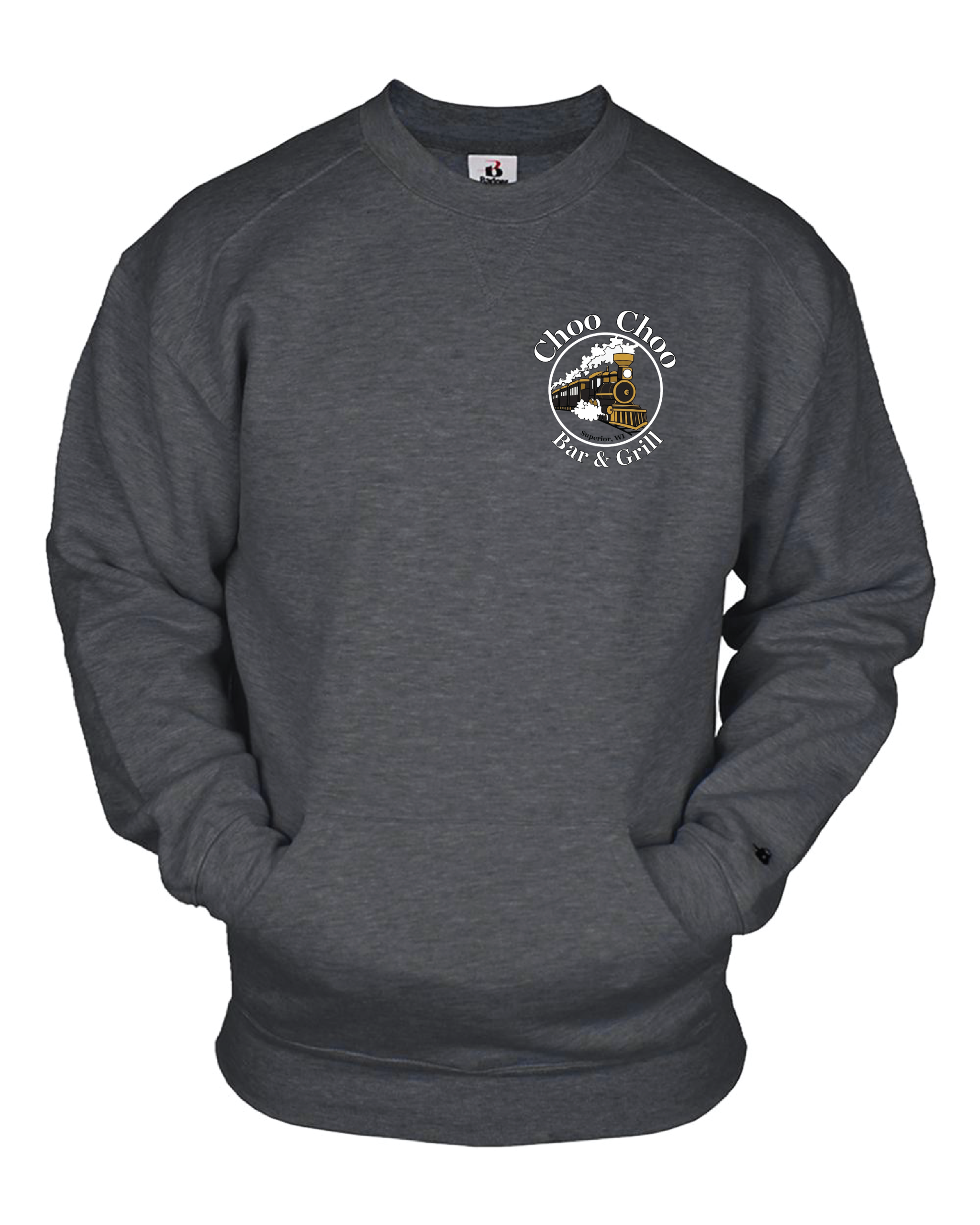 Lookin' at my Caboose Crew Sweatshirt with Pocket