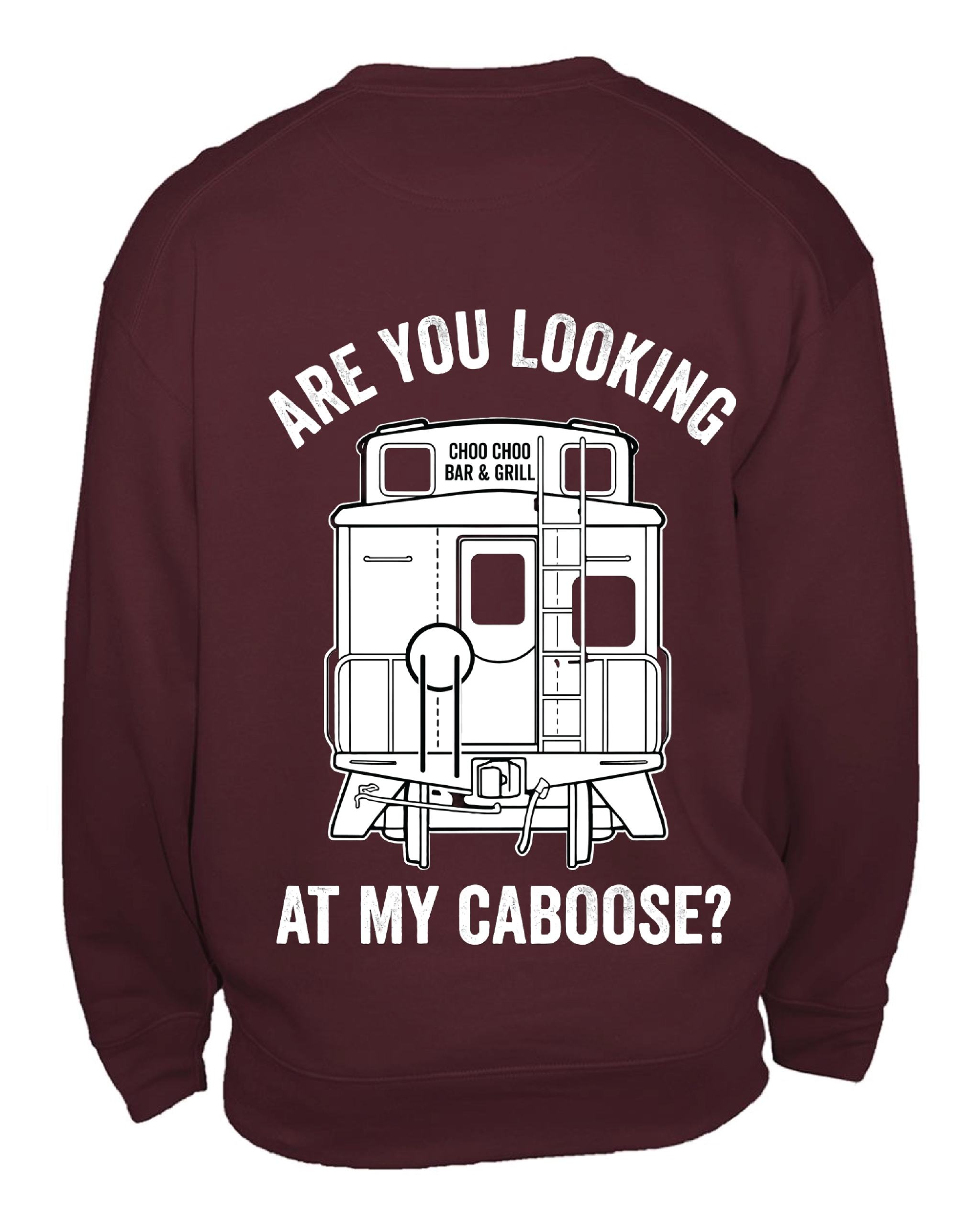 Lookin' at my Caboose Crew Sweatshirt with Pocket