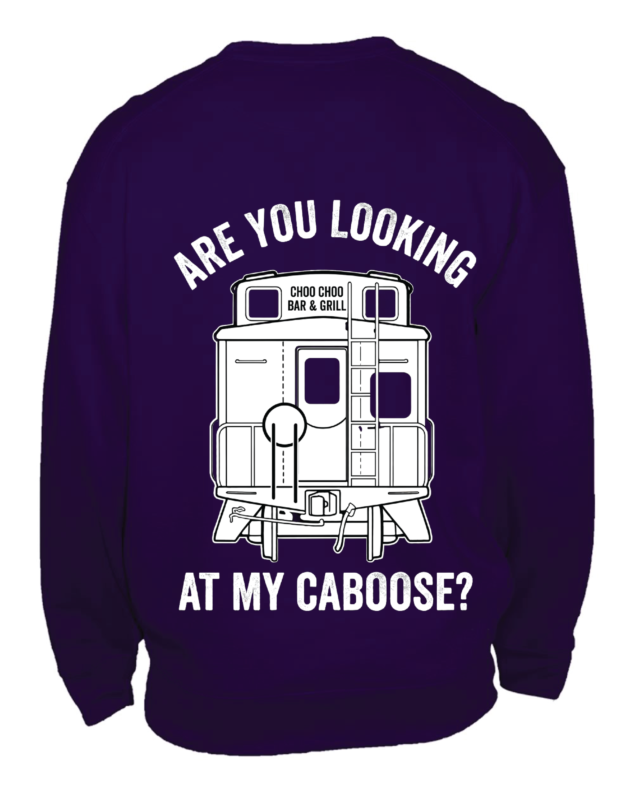 Lookin' at my Caboose Crew Sweatshirt with Pocket