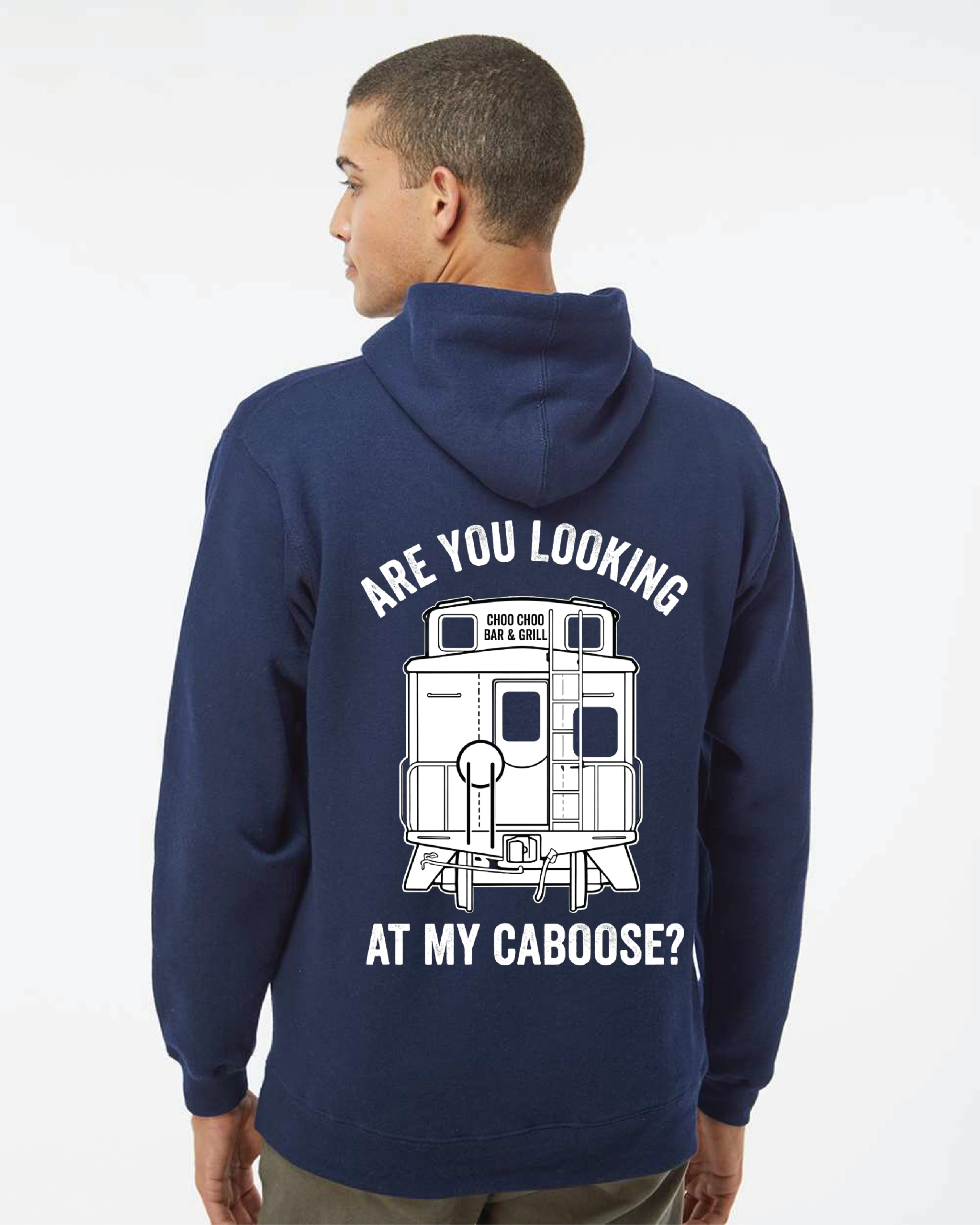 Lookin' at my caboose Premium Hooded Sweatshirt