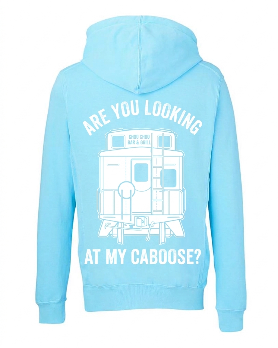 Lookin' at my Caboose - 8730 Womens Hoodie - Image 3