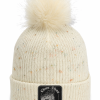 Womens Pom Cuffed Beanie 6014 - Thumbnail Image 3